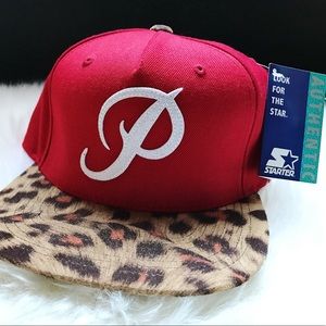 NWT Primitive Classic P SnapBack Hat Leopard Red